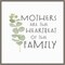 Mother's Inspiration I Heartbeat by Tara Reed 22-in. W x 22-in. H. Canvas Wall Art Print Framed in Grey